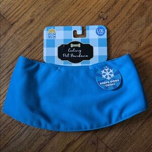 Blue Pet Cooling Bandana NWT